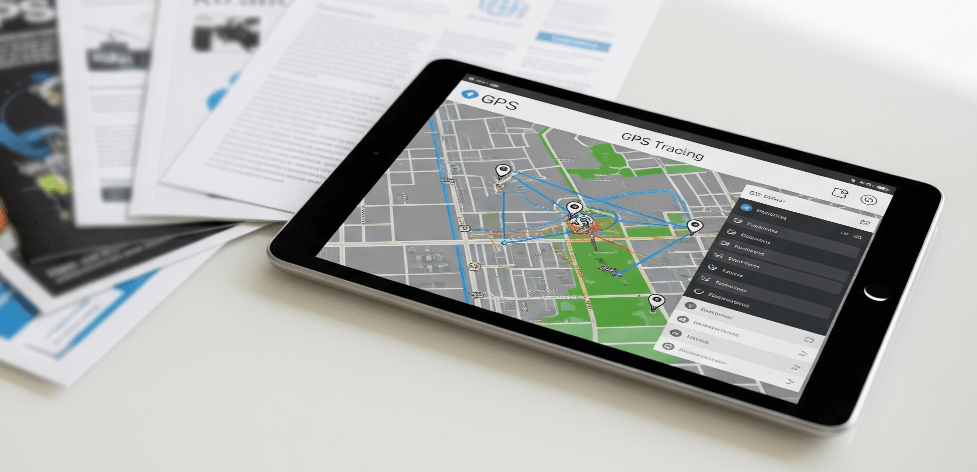 GPS tracked leaflet distribution