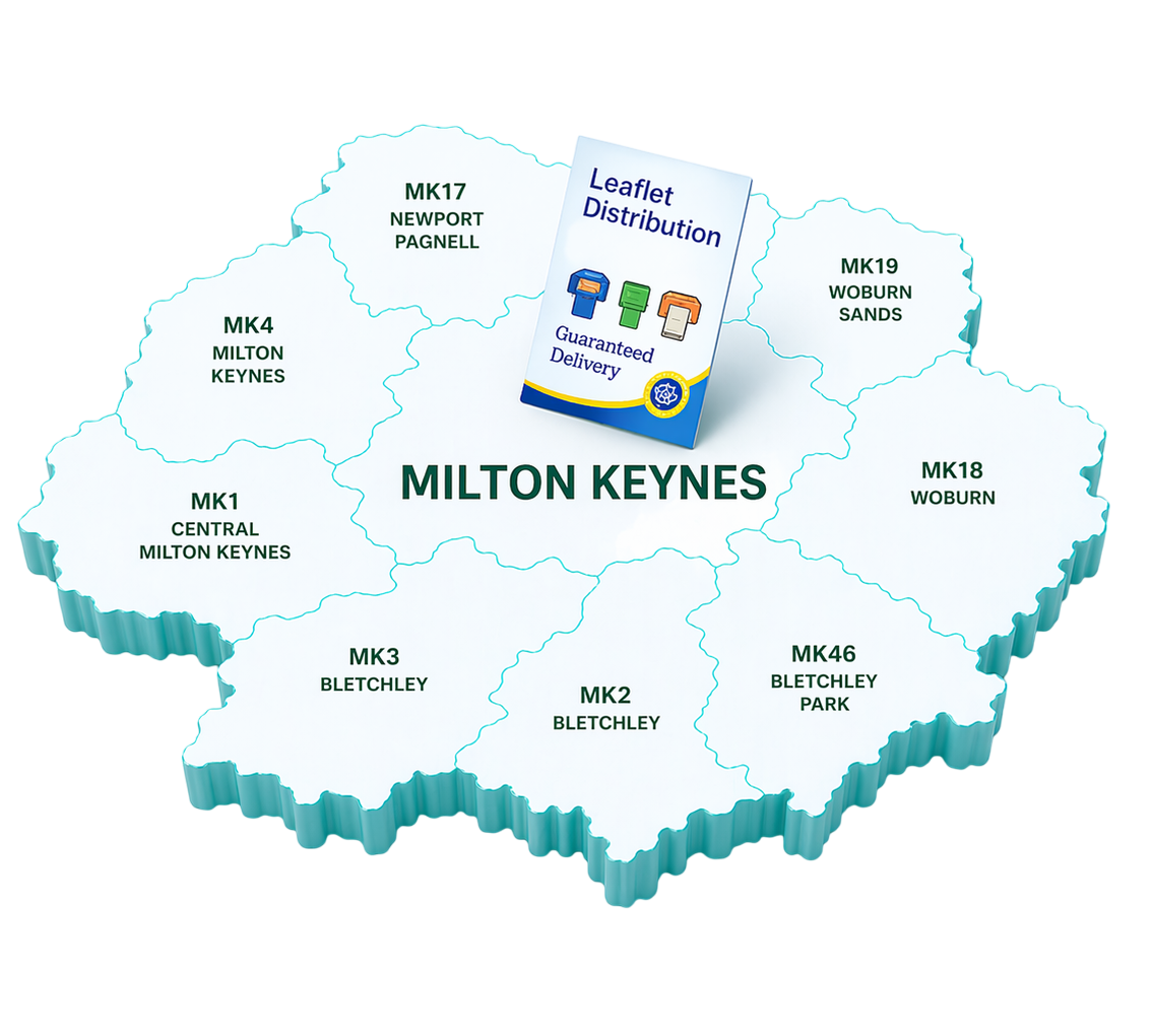 leaflet distribution Milton Keynes UK