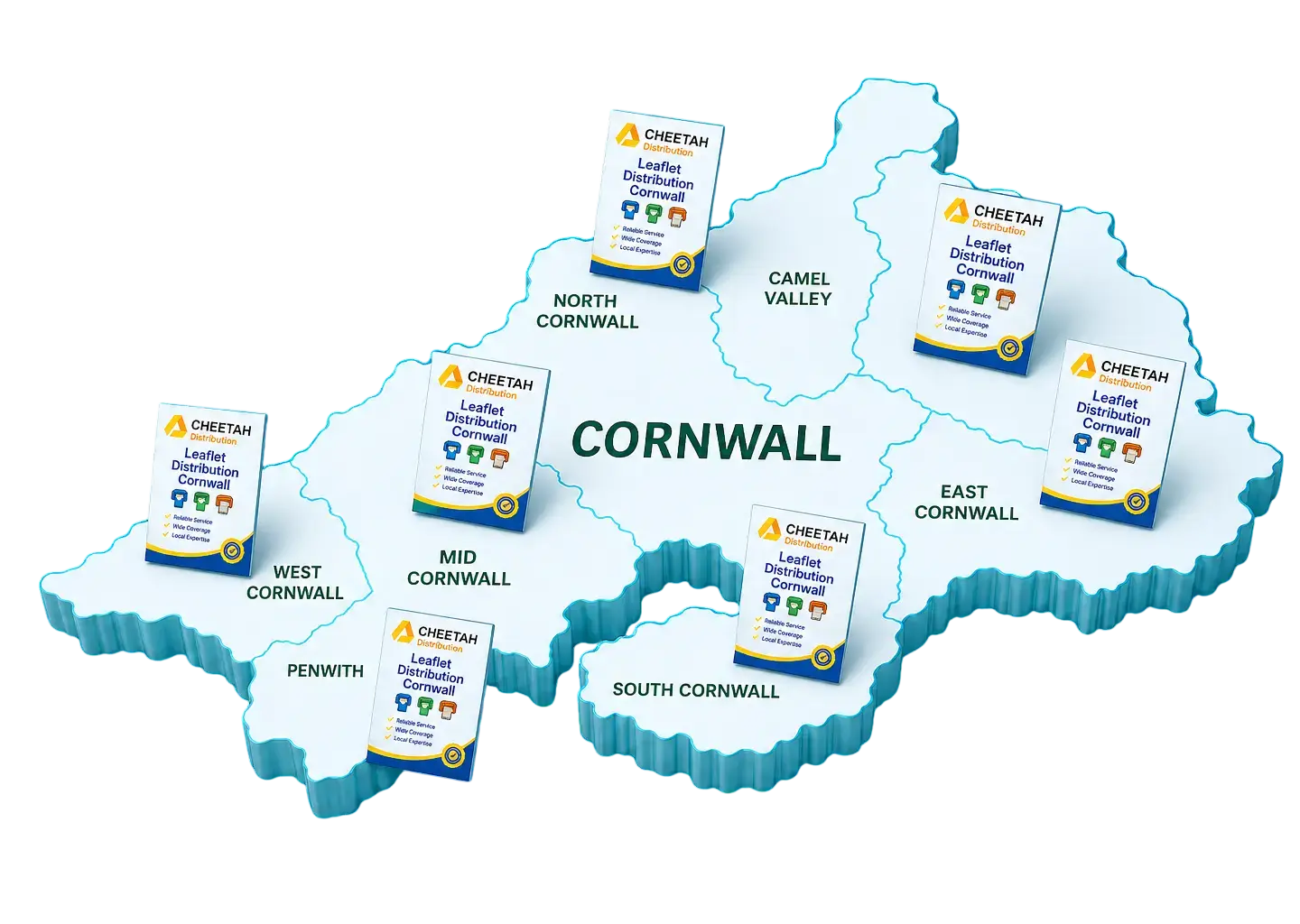 leaflet distribution cornwall UK