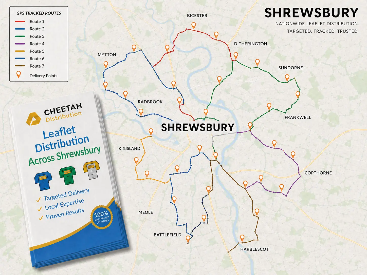 Leaflet Distribution in Shrewsbury
