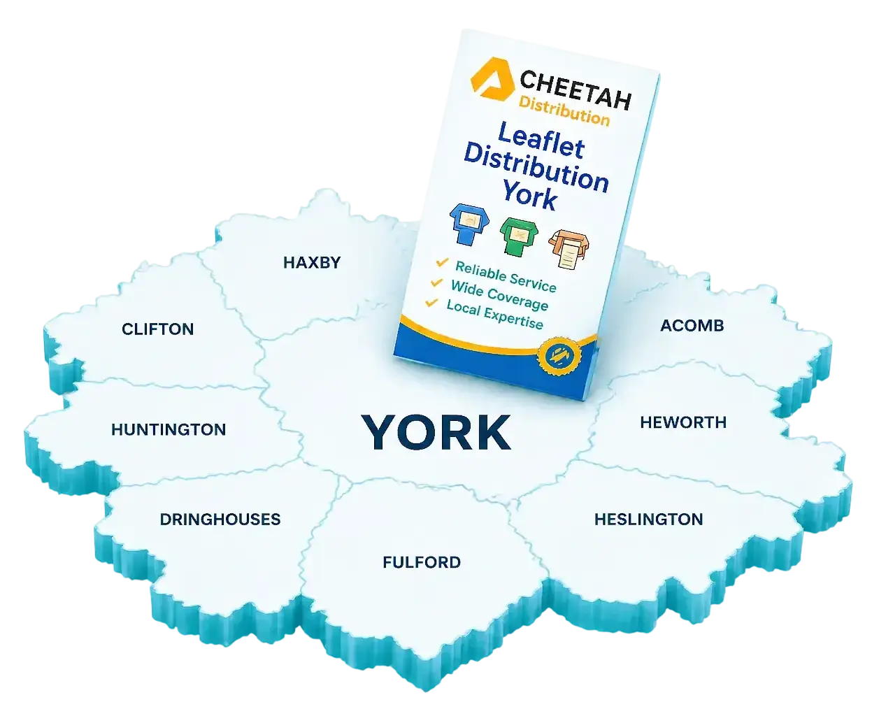 leaflet distribution York UK