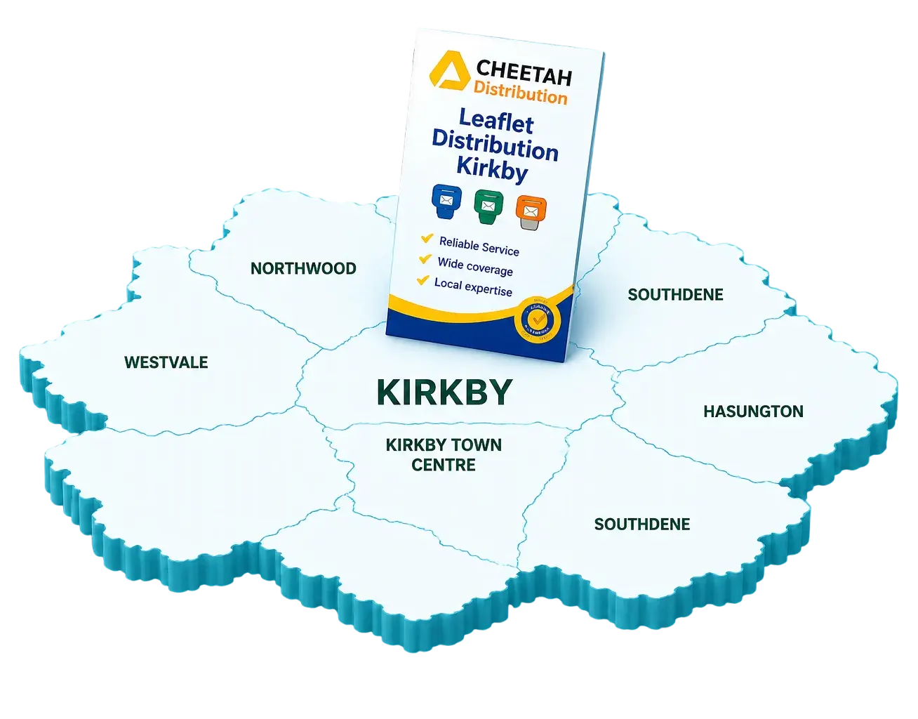 leaflet distribution kirkby UK