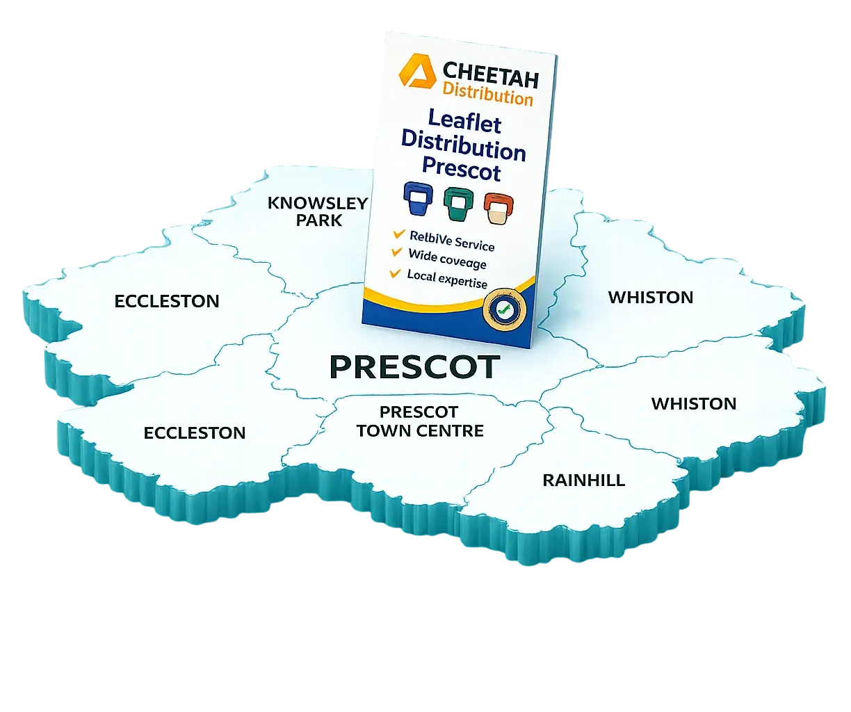 leaflet distribution prescot UK