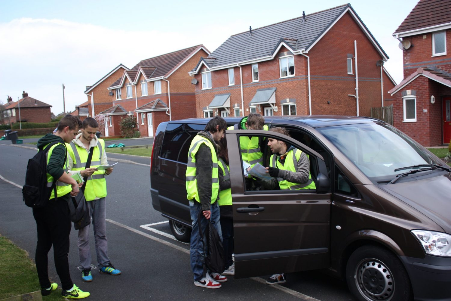 Leaflet distribution Staff
